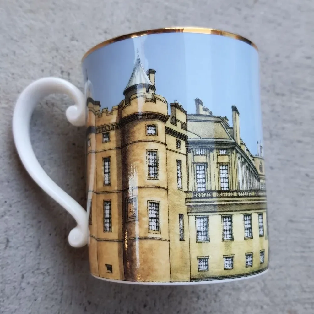 Vtg Royal Collection Palace of Holyroodhouse Fine Bone China Mug 4